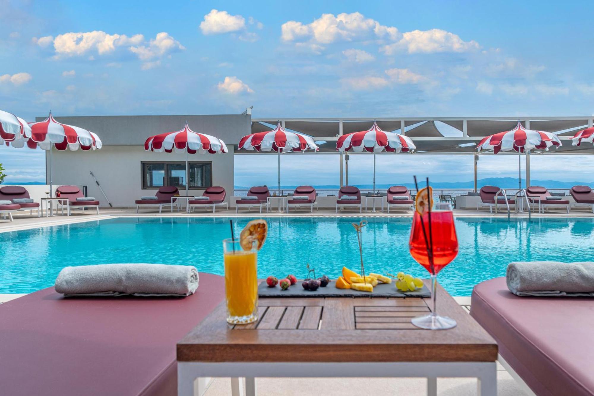 Ammon Zeus Luxury Beach Hotel Kallithea  Exterior foto