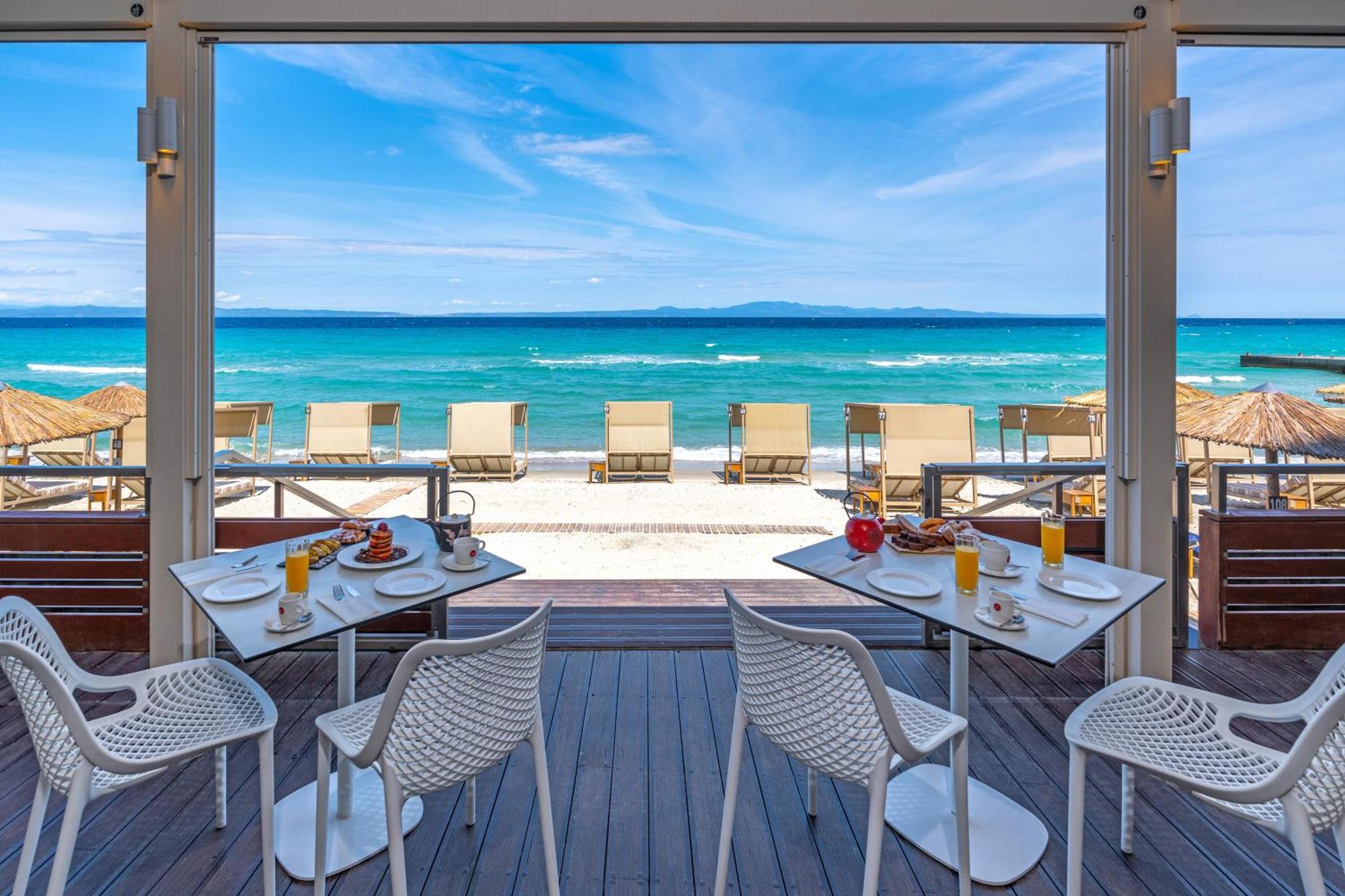 Ammon Zeus Luxury Beach Hotel Kallithea  Exterior foto